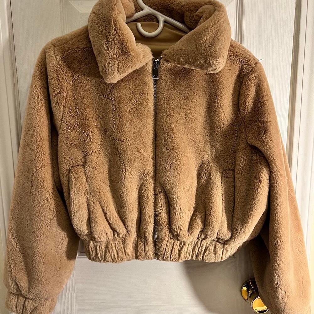 Derek heart brown faux fur